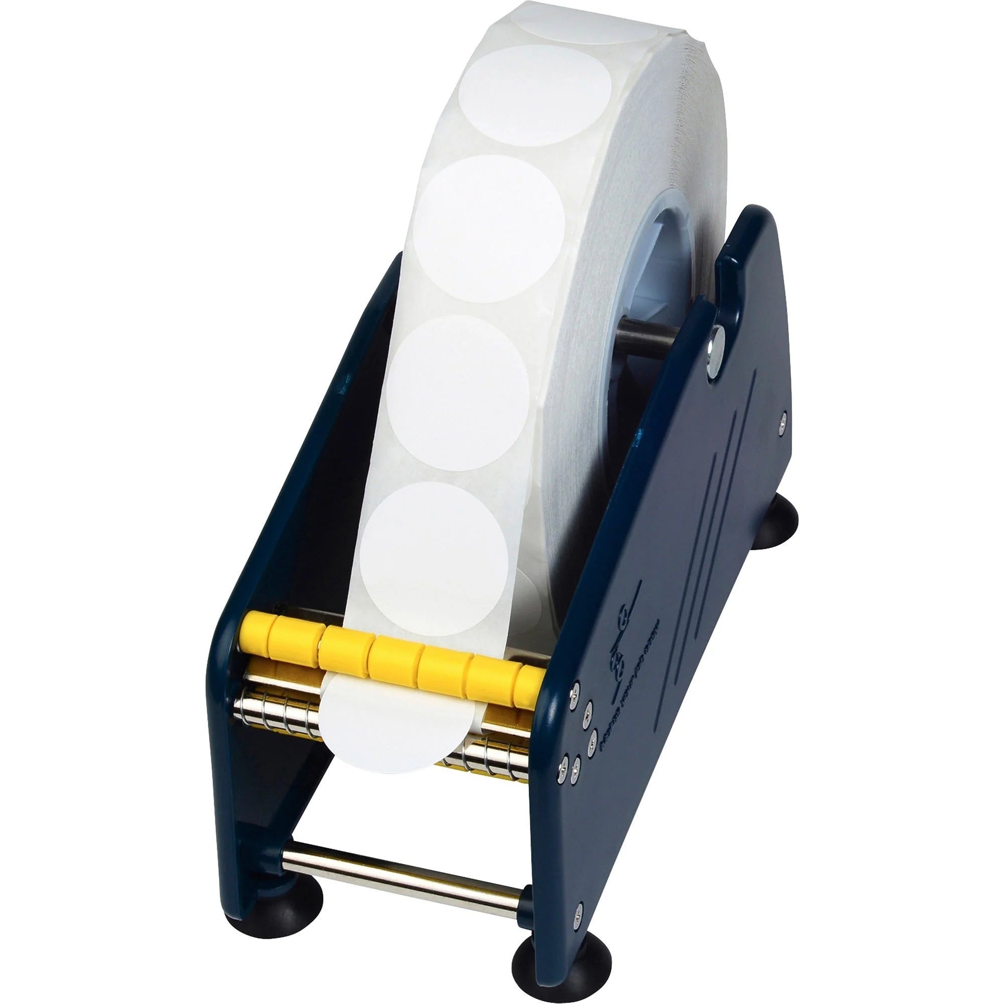 Tatco White Adhesive Mailing Seals - 1-1/2’’ Diameter - 3000/Roll - Address / Shipping Labels