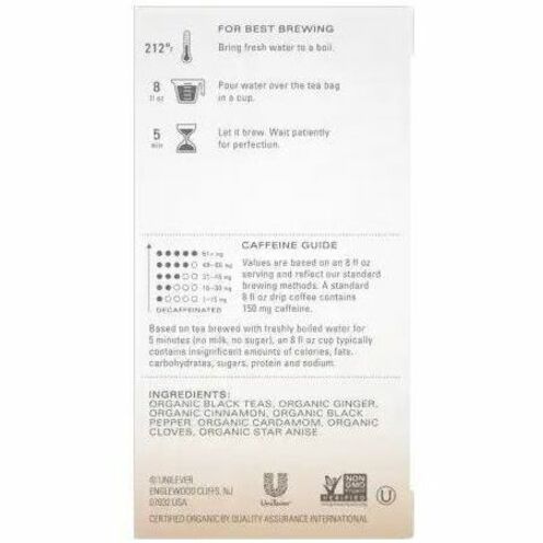 Tazo Organic Chai Black Tea Bag - Alternate-Image3