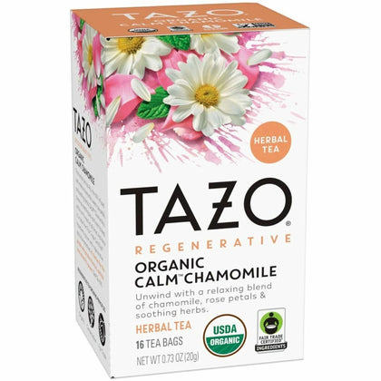 Tazo Regenerative Organic Calm Chamomile Tea - 16 Bags