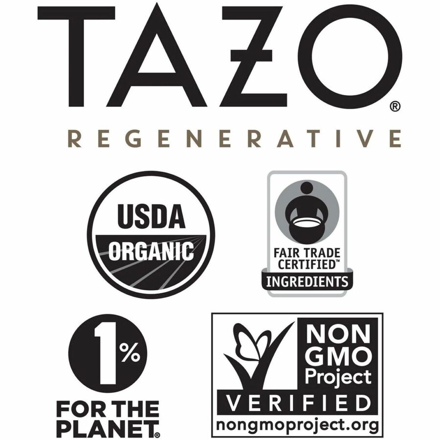 Tazo Regenerative Organic Earl Grey Black Tea Bag - 16 / Box