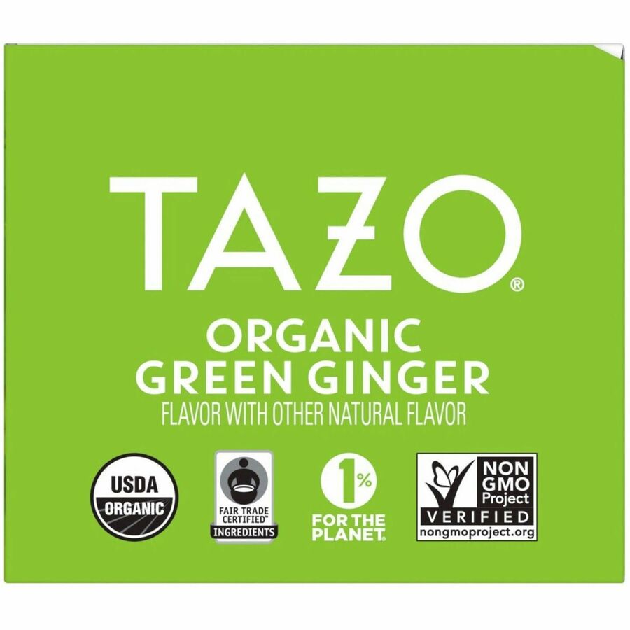 Tazo Regenerative Organic Green Ginger Tea Bag - 16 / Box