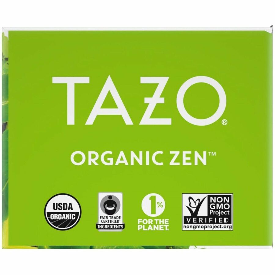 Tazo Regenerative Organic Zen Green Tea Bag - 16 / Box
