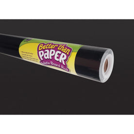 Teacher Created Resources Bulletin Board Roll - Versatile Fabric for Boards - 12 ft x 48’’ - Black - Sets & Trim