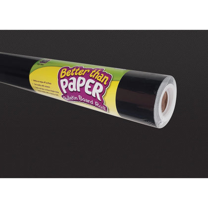 Teacher Created Resources Bulletin Board Roll - Versatile Fabric for Boards - 12 ft x 48’’ - Black - Sets & Trim