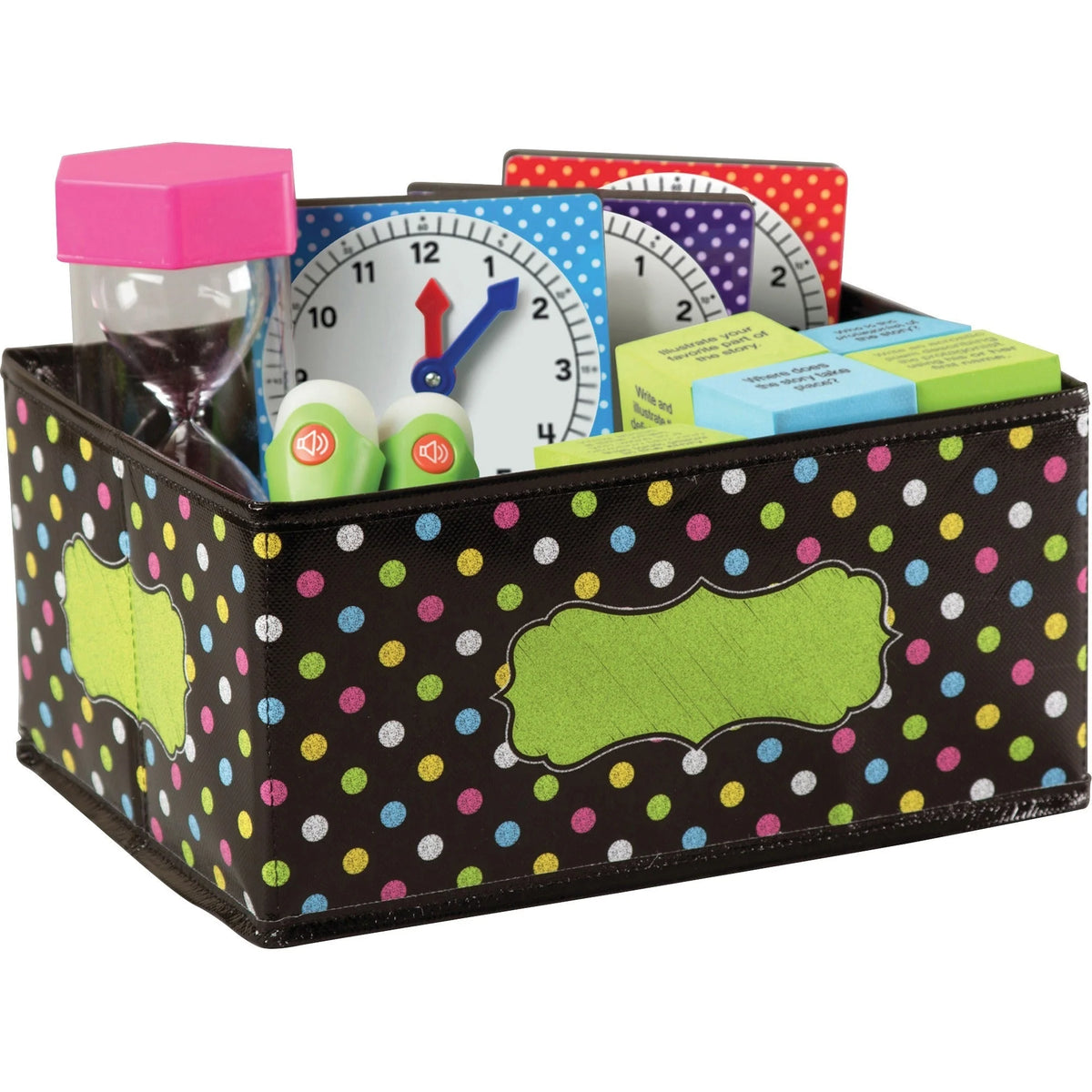 Teacher Created Resources Decorative Storage Bin - Multi-Colored - 5x11x8’’ - Cubbies &