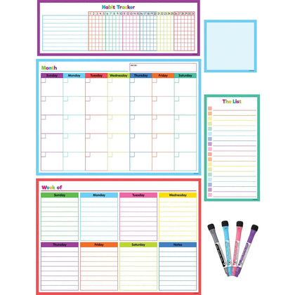 Teacher Created Resources Dry-Erase Task Calendar Set - Stay Organized! - Teaching Calendars & Planners