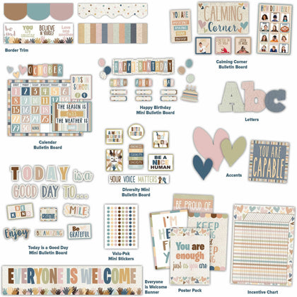 Teacher Created Resources Everyone is Welcome Decor Set - Multi - Accents/Banners