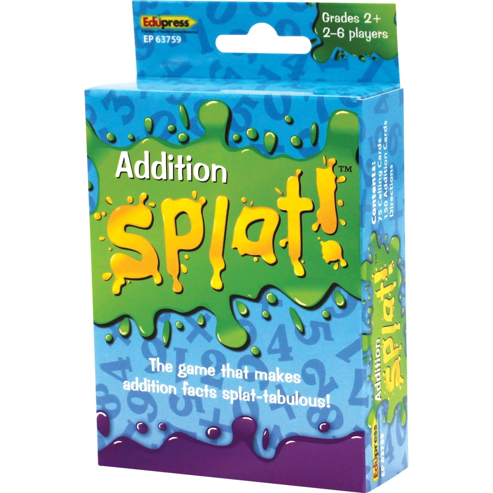 Teacher Created Resources Math Splat Addition Game - Educational Learning Cards - Flash