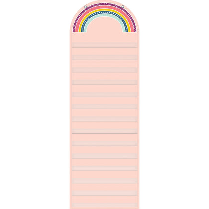Teacher Created Resources Rainbow Pocket Chart - Fun Skill Learning - Charts & Accessories