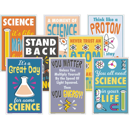 Teacher Created Resources Science Fun Posters - Educational 11’’ Width - Multi