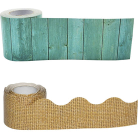 Teacher Created Resources Shabby Chic Border Paper - Sturdy & Durable - 3’’ x 600’’ - Multicolor - Bulletin Board Sets