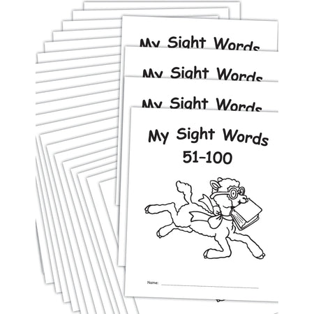 Teacher Created Resources Sight Words Pack Printed Book - Learning Books & Activities