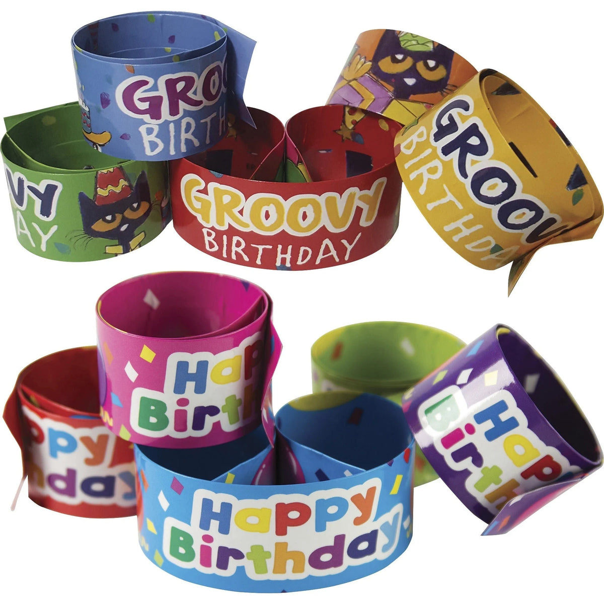 Teacher Created Resources Slap Bracelet Set - Correct Behavior & Building Skills - Student Certificates / Awards