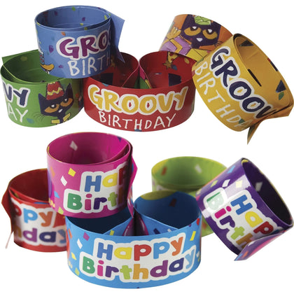 Teacher Created Resources Slap Bracelet Set - Correct Behavior & Building Skills - Student Certificates / Awards