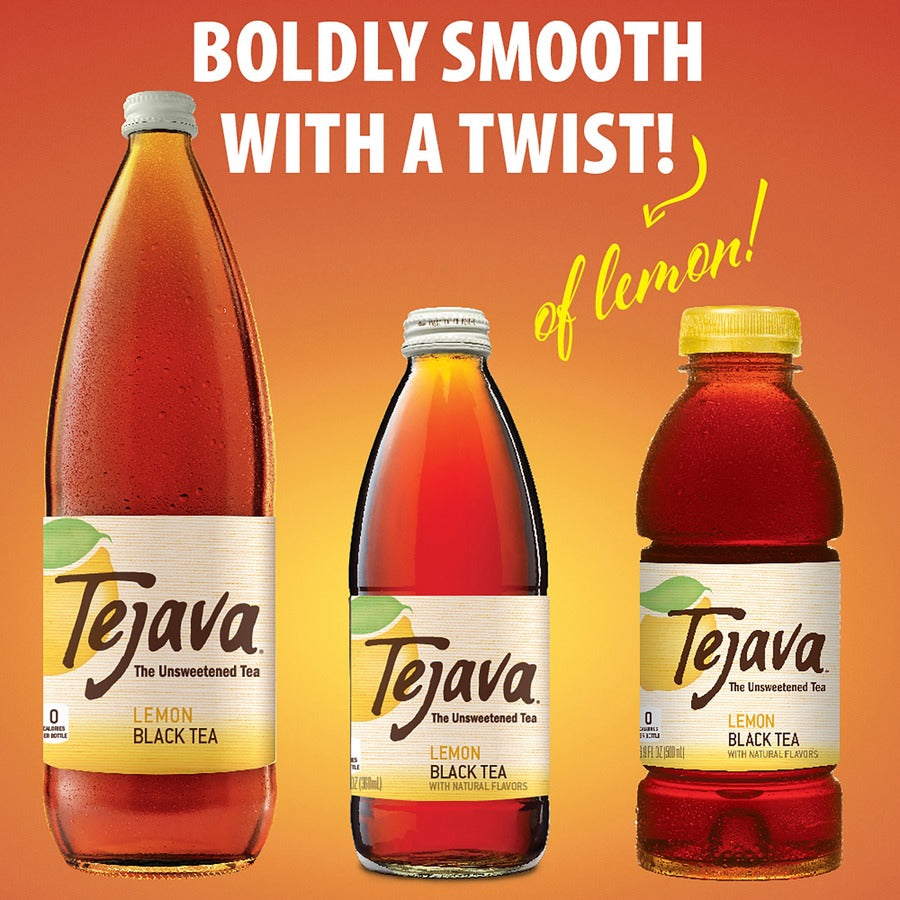 Tejava Lemon Black Tea Bottle - Alternate-Image3