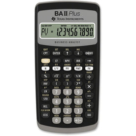 Texas Instruments BA-II Plus Advance Financial Calculator - Power OFF Memory Protection - Calculators