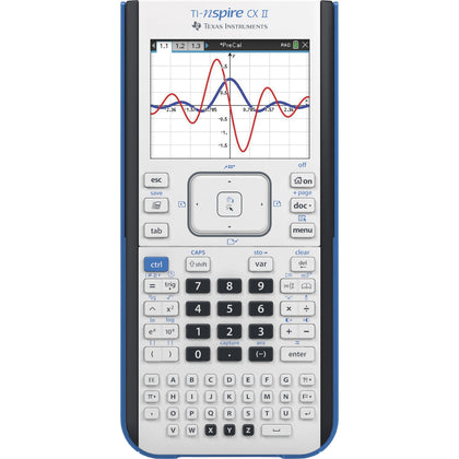 Texas Instruments Nspire CX II Graphing Calculator - Rechargeable - Gray - Calculators
