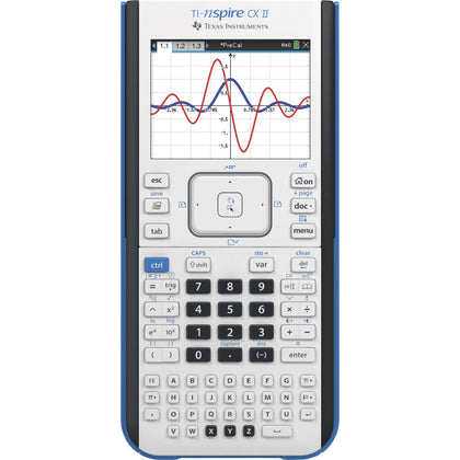 Texas Instruments Nspire CX II Graphing Calculator - Rechargeable - Gray - Calculators