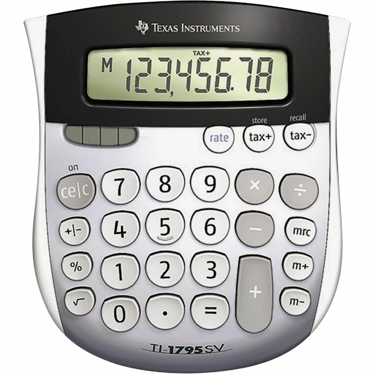 Texas Instruments TI-1795SV SuperView Calculator - Dual Power Angled Display - Calculators