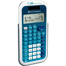 Texas Instruments TI-34 MultiView Scientific Calculator - Battery/Solar Powered - Calculators
