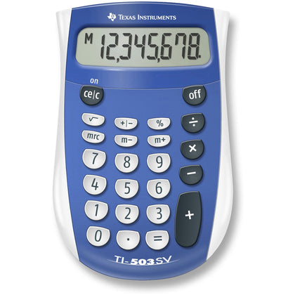 Texas Instruments TI503 SuperView Pocket Calculator - 8-Digit LCD Display - Calculators