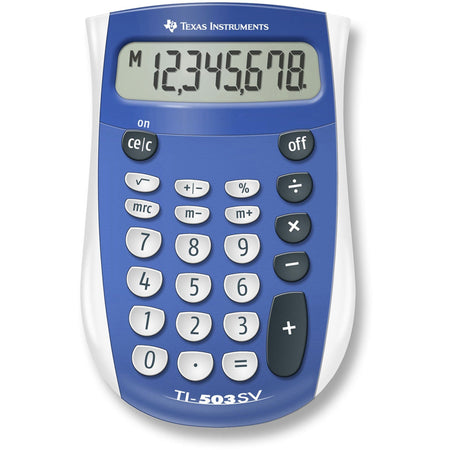 Texas Instruments TI503 SuperView Pocket Calculator - 8-Digit LCD Display - Calculators