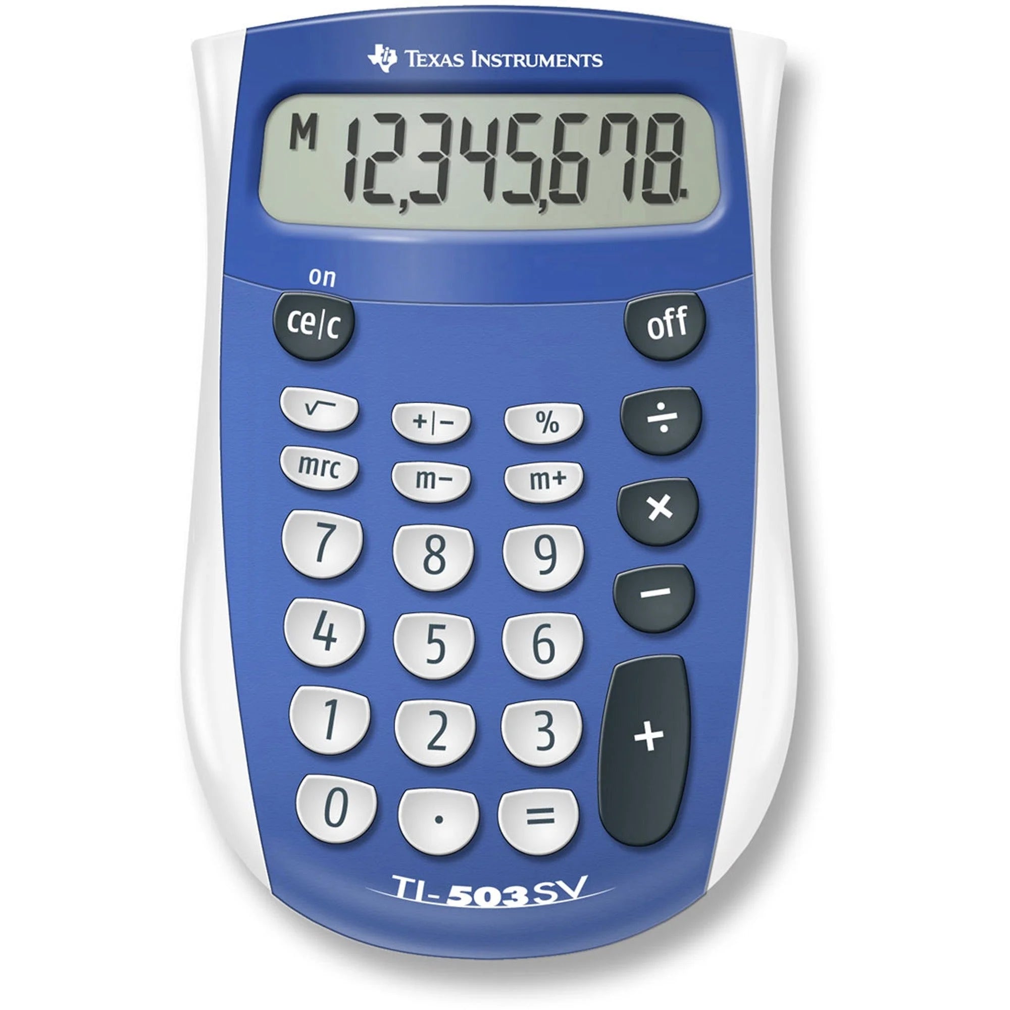 Texas Instruments TI503 SuperView Pocket Calculator - 8-Digit LCD Display - Calculators