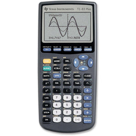 Texas Instruments TI83 Plus Graphing Calculator - 24 KB RAM 160 ROM - Battery Powered - Black - Calculators