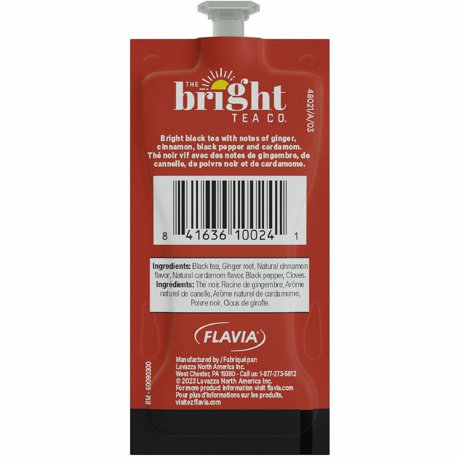 The Bright Tea Co. Chai Spice Black Freshpack - Compatible with Flavia Aroma Creation 300 600