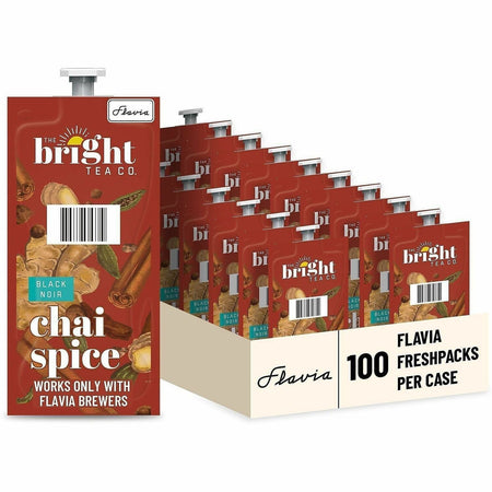 The Bright Tea Co. Chai Spice Black Freshpack - Compatible with Flavia Aroma Creation 300 600