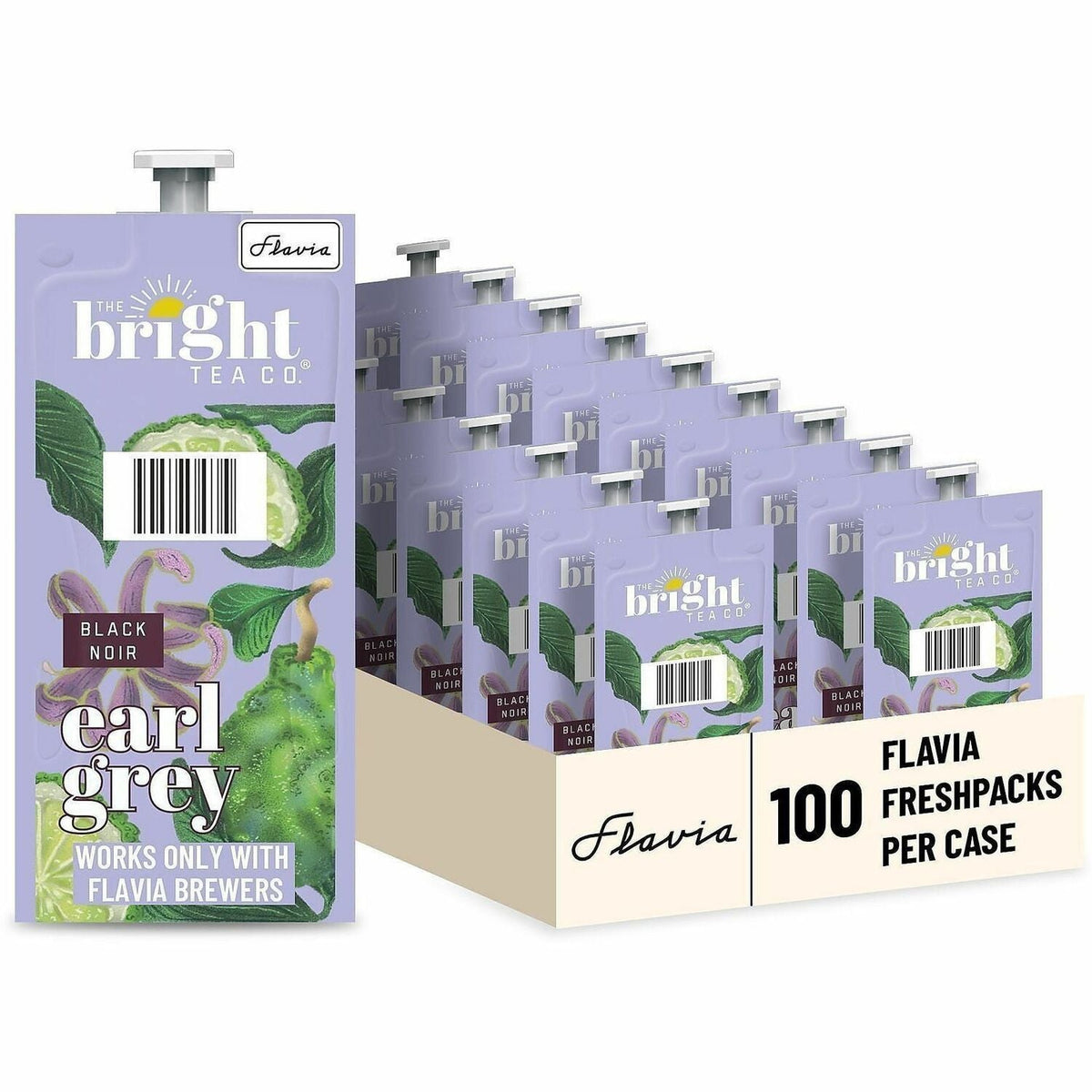 The Bright Tea Co. Earl Grey Black Freshpack - Compatible with Flavia Aroma Creation 300 600