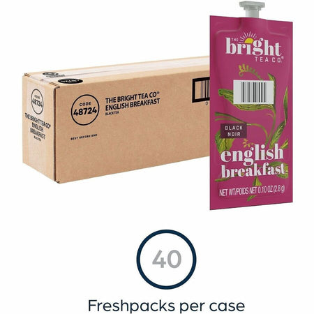 The Bright Tea Co. English Breakfast Black Freshpack - Compatible with Flavia Creation 150 200