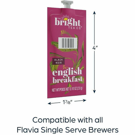 The Bright Tea Co. English Breakfast Black Freshpack - Compatible with Flavia Creation 150 200