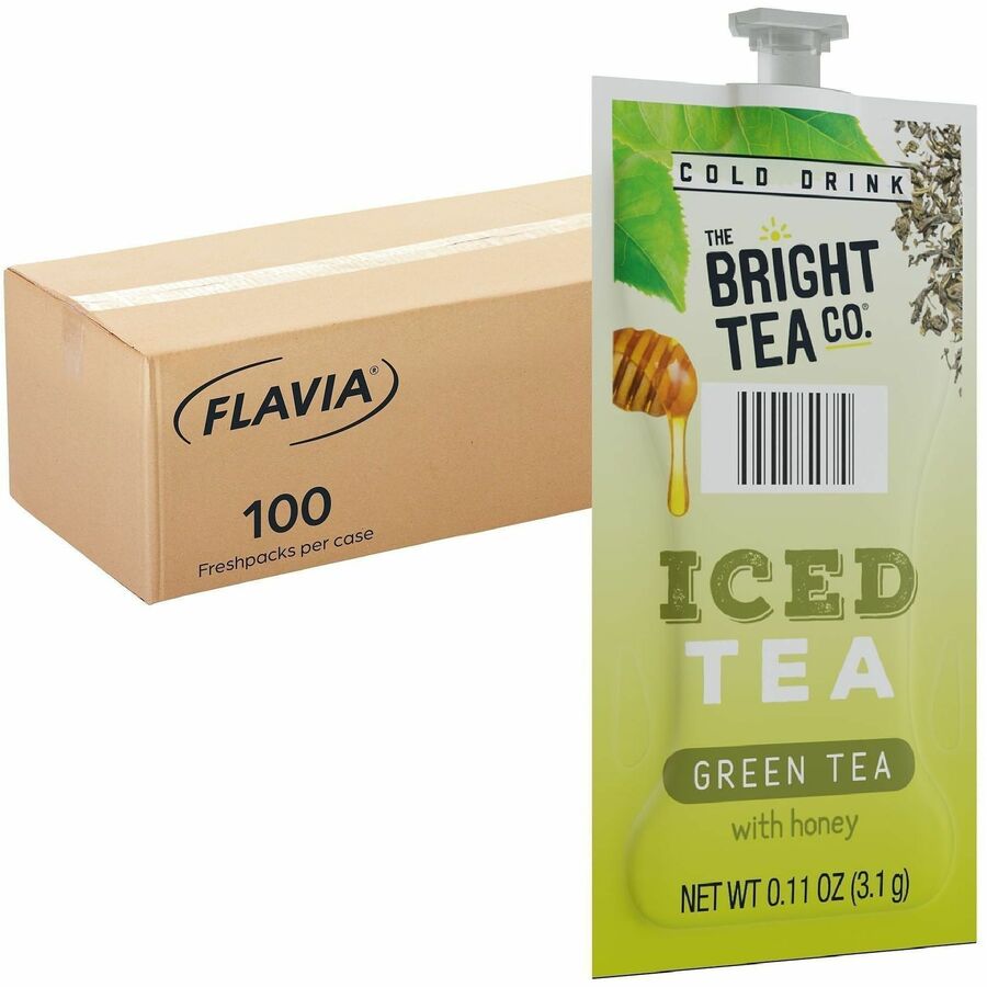 The Bright Tea Co. Iced with Honey Green Freshpack - Compatible Flavia Creation 300 Chill Refresh Module
