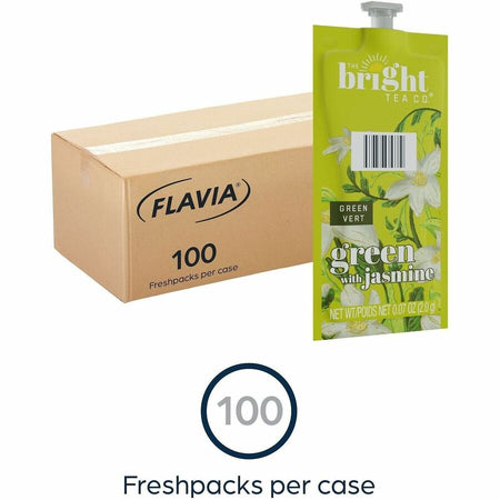 The Bright Tea Co. Jasmine Green Freshpack - Compatible with Flavia Aroma Creation 300 600
