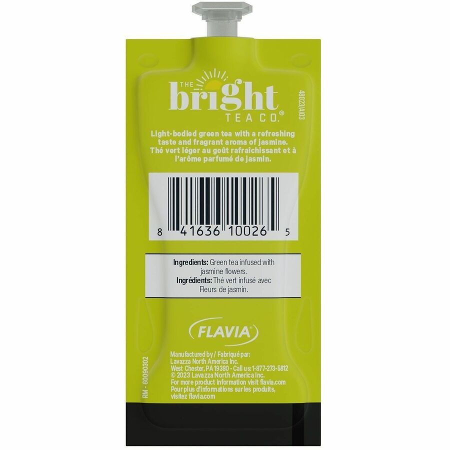 The Bright Tea Co. Jasmine Green Freshpack - Compatible with Flavia Aroma Creation 300 600