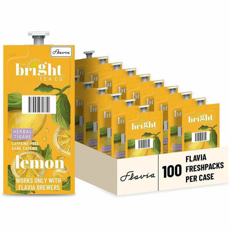 The Bright Tea Co. Lemon Herbal Freshpack - Compatible with Flavia Aroma Creation 300 600