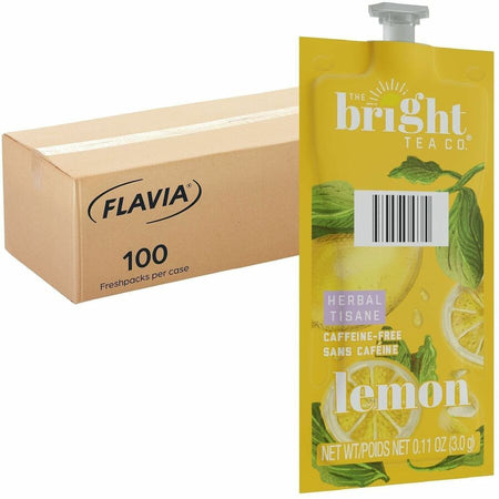 The Bright Tea Co. Lemon Herbal Freshpack - Compatible with Flavia Aroma Creation 300 600