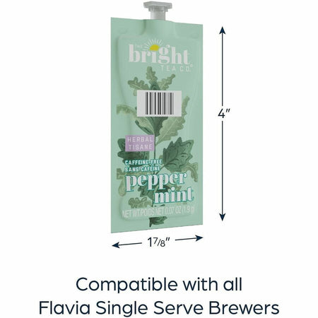 The Bright Tea Co. Peppermint Herbal Freshpack - Compatible with Flavia Aroma Creation 300 600