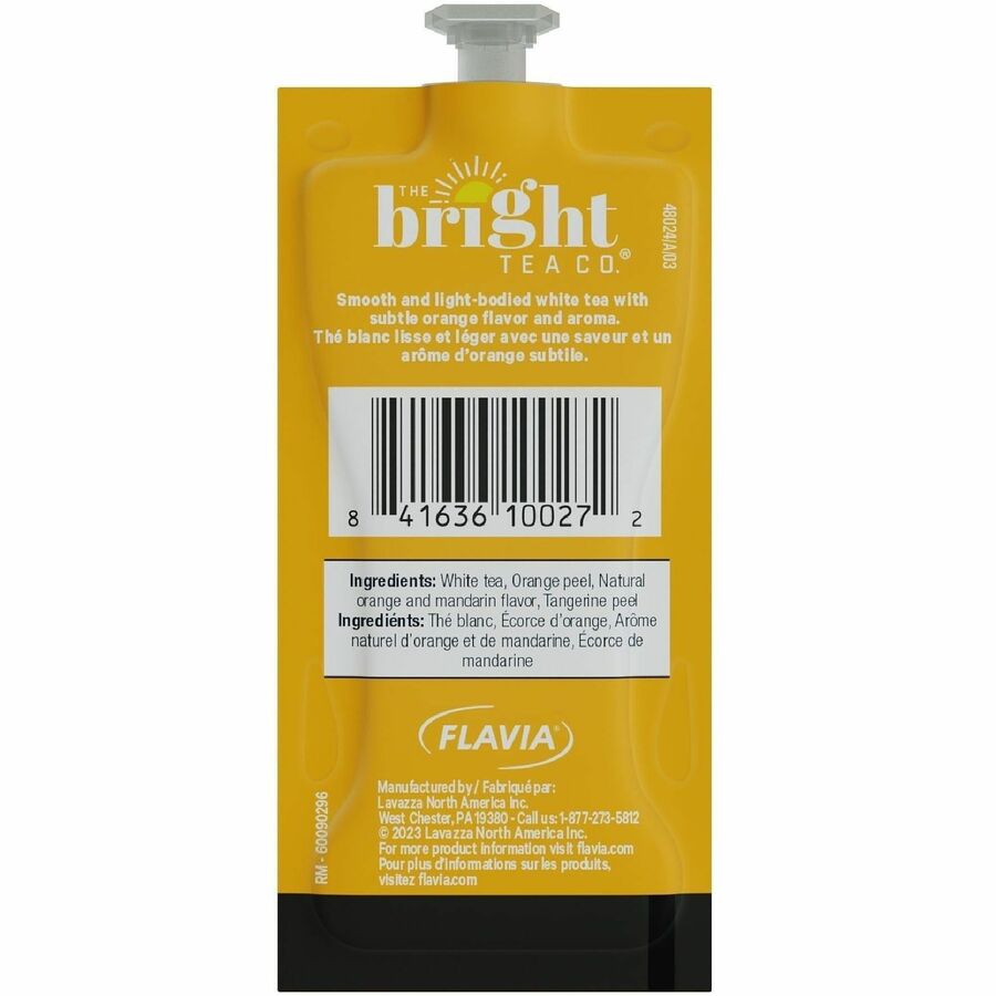 The Bright Tea Co. White with Orange Freshpack - Compatible Flavia Aroma Creation 300