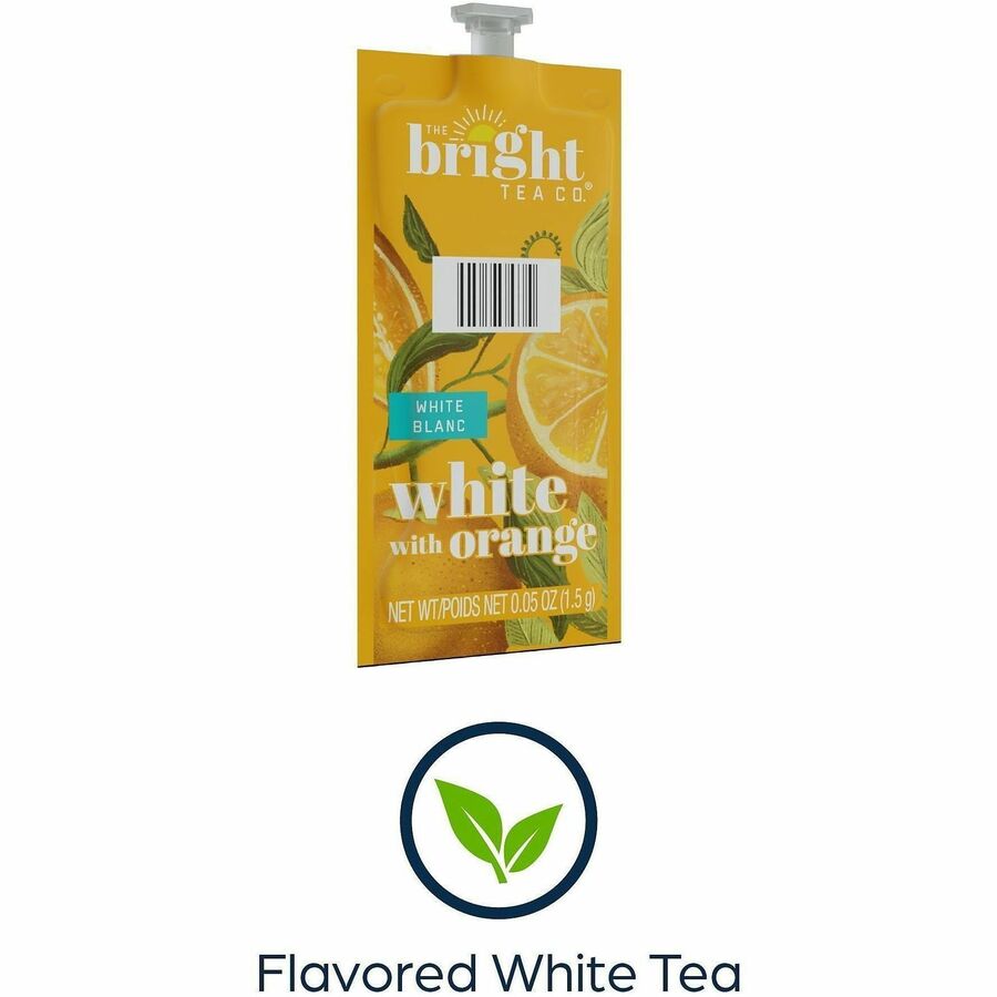The Bright Tea Co. White with Orange Freshpack - Compatible Flavia Aroma Creation 300