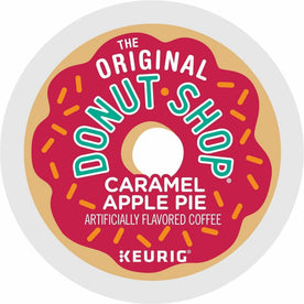 The Original Donut Shop® K-Cup Caramel Apple Pie Coffee - Compatible with Keurig Brewer - Light - Per Box - 24