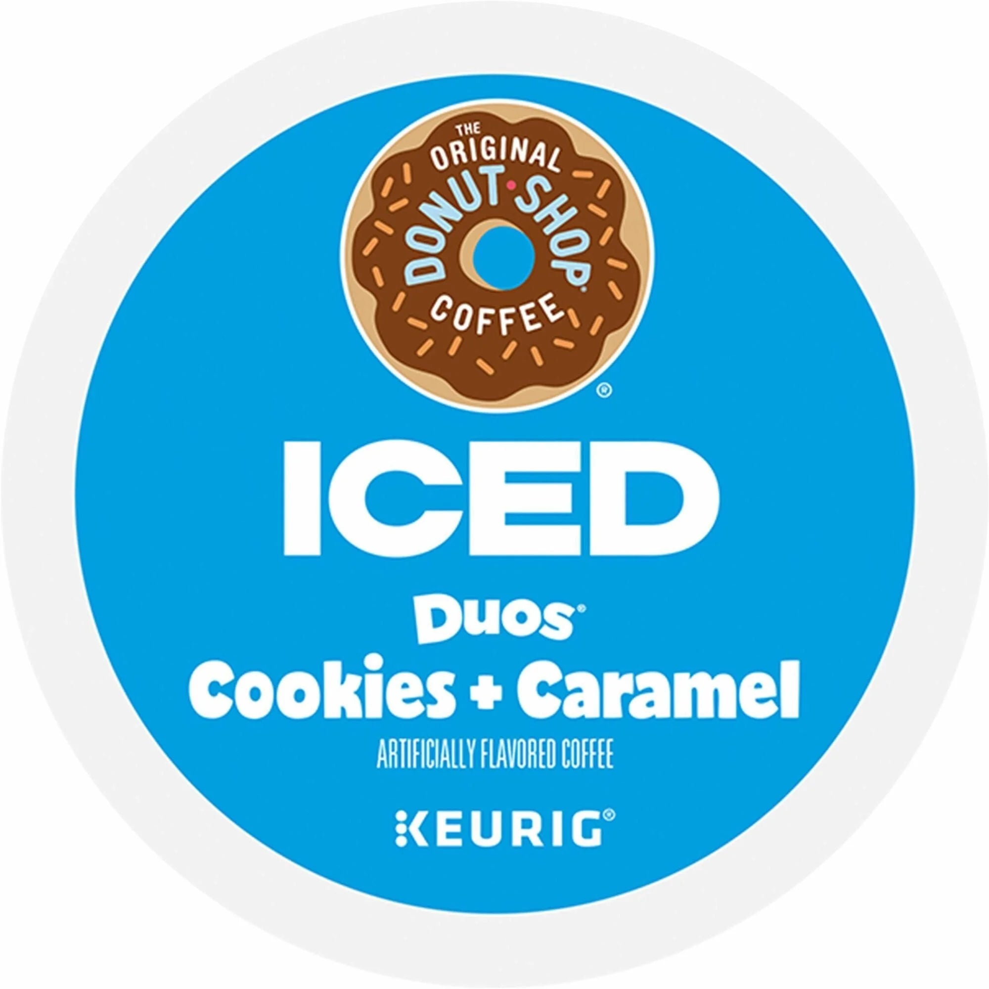 The Original Donut Shop® Iced Duos Cookies and Caramel Coffee - 24 K-Cups