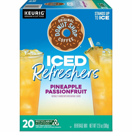 The Original Donut Shop® Iced Refreshers - Pineapple Passionfruit - 20 / Box - Coffee