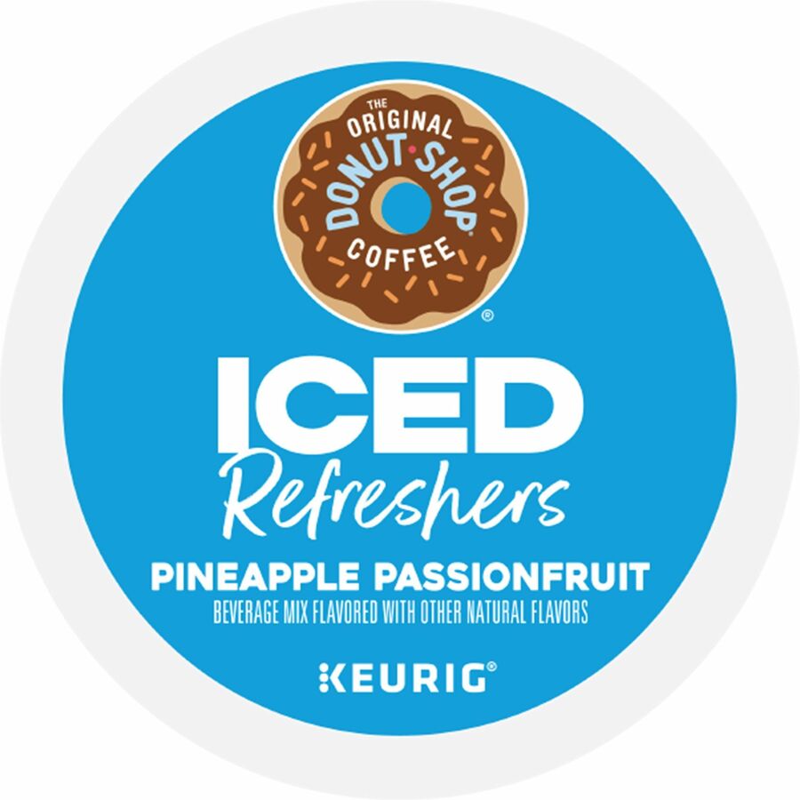 The Original Donut Shop® Iced Refreshers - Pineapple Passionfruit - 20/Box - 4 / Carton - Coffee