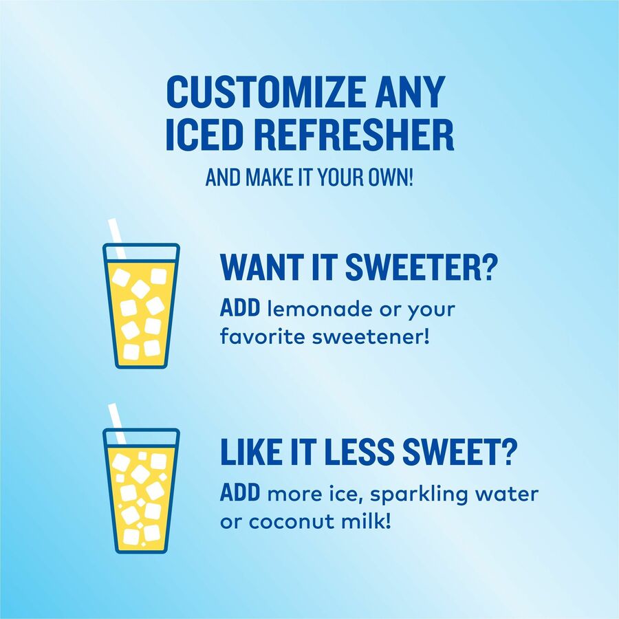 The Original Donut Shop® Iced Refreshers - Pineapple Passionfruit - 20/Box - 4 / Carton - Coffee