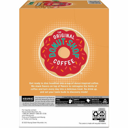 The Original Donut Shop® K-Cup Caramel Apple Pie Coffee - Compatible with Keurig Brewer - Light
