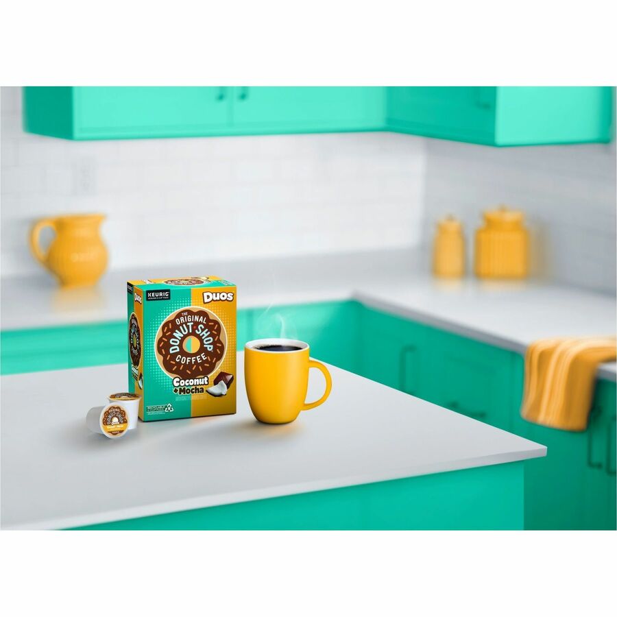 The Original Donut Shop® K-Cup Pod Coffee - Compatible with Keurig Brewer - Regular - Medium - Coconut Mocha
