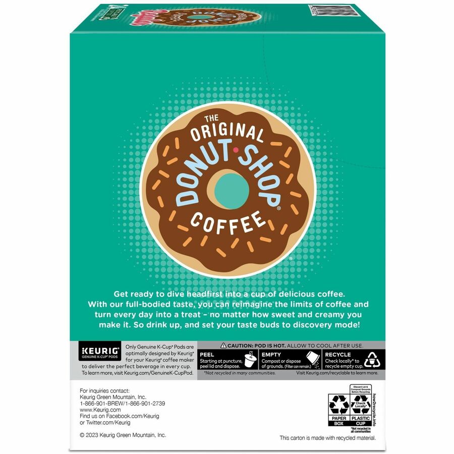 The Original Donut Shop® K-Cup Pod Regular Keurig Single-Serve Pods Medium Roast Coffee 24 Count