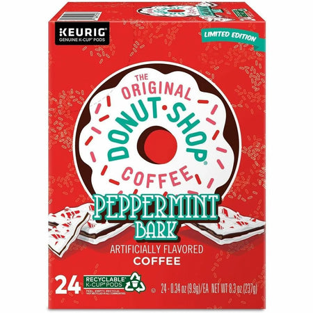 The Original Donut Shop® Peppermint Bark K-Cup Pods - Light Roast Coffee